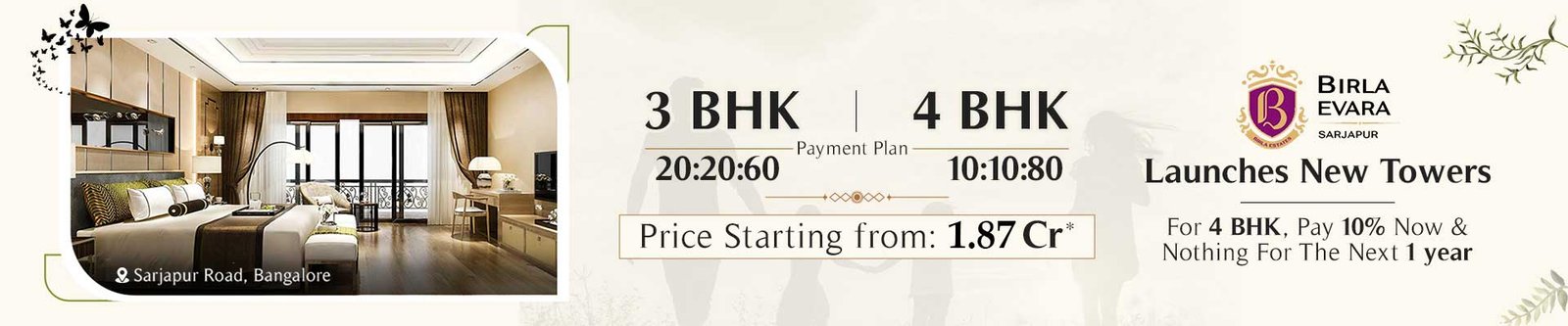 Birla Evara 3 BHK 4 BHK Payment Plan Sarjapur Road